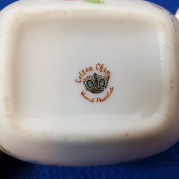 Vintage Cup and Saucer. Vintage Lefton Creamer and Sugar Bowl. - Picture 11 of 12